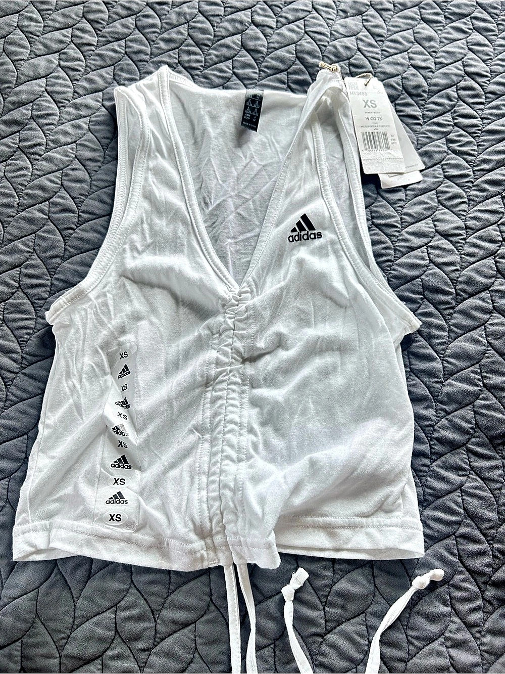 adidas Multi Sport Cotton Tank Top White XS
